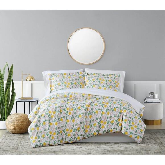 Brooklyn Loom Verbena 3-Piece Multicolored Full/Queen Duvet Cover Set - Picture 1 of 5